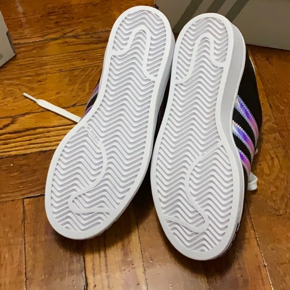 ADIDAS WOMEN’S SNEAKERS | Black & White | Size 5 | Brand New Never Worn - Picture 3 of 5